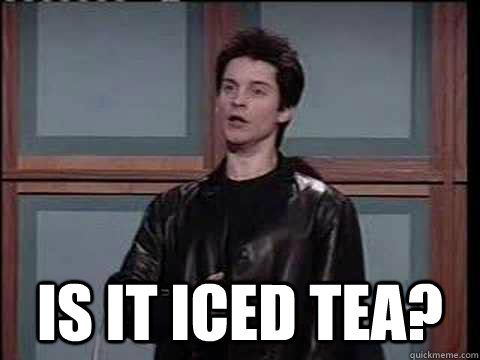 Is it iced tea?  Keanu Reeves celebrity jeopardy