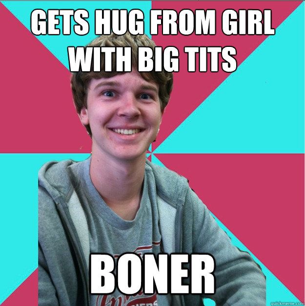 gets hug from girl with big tits BONER - gets hug from girl with big tits BONER  sad caleb