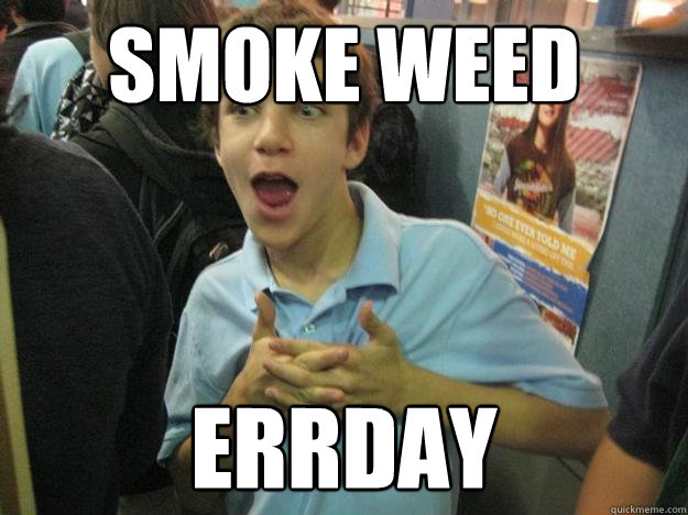 SMOKE WEED ERRDAY  