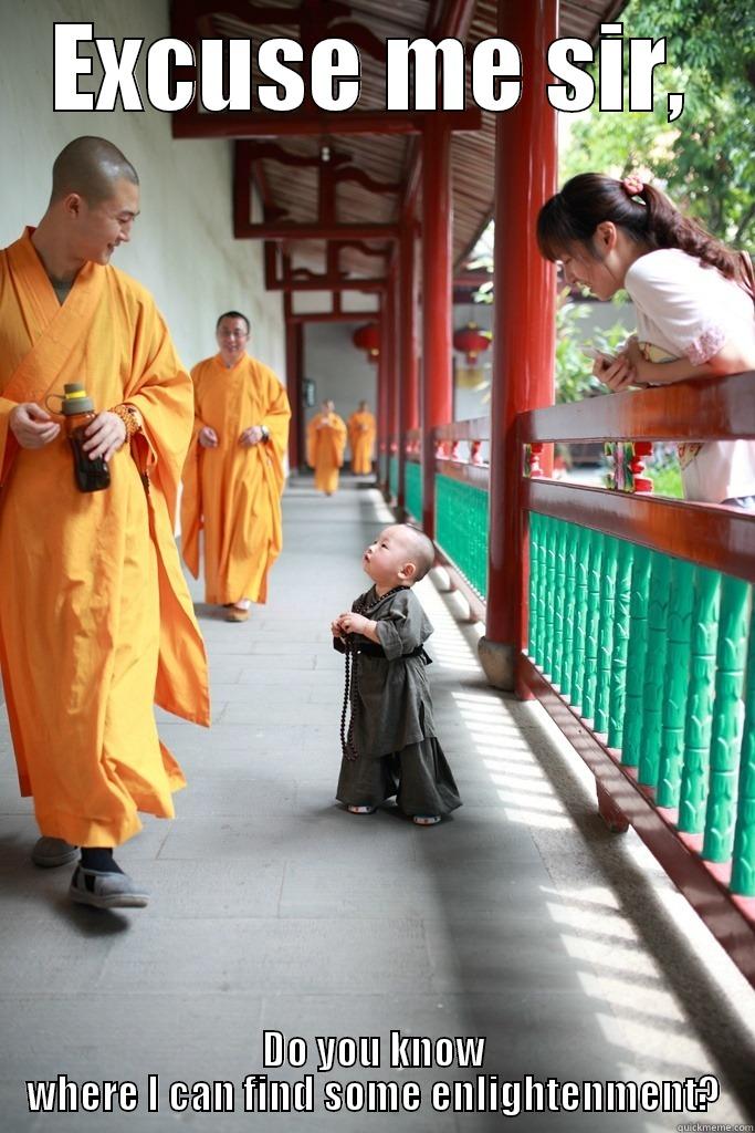 EXCUSE ME SIR, DO YOU KNOW WHERE I CAN FIND SOME ENLIGHTENMENT? Misc