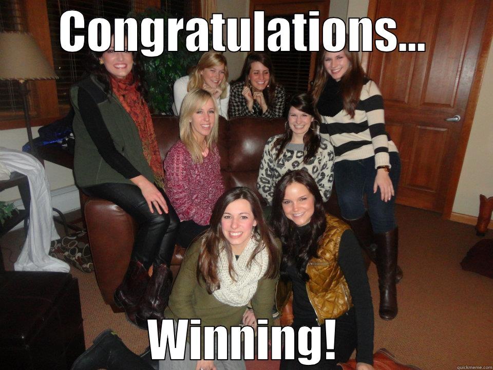 CONGRATULATIONS... WINNING! Misc