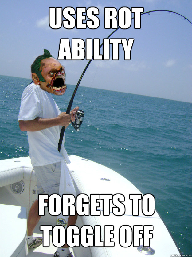 Uses Rot
ability Forgets to 
toggle off - Uses Rot
ability Forgets to 
toggle off  Dota 2 pudge