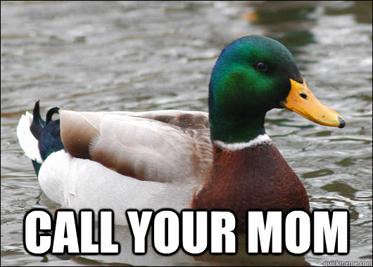  CALL YOUR MOM  Actual Advice Mallard