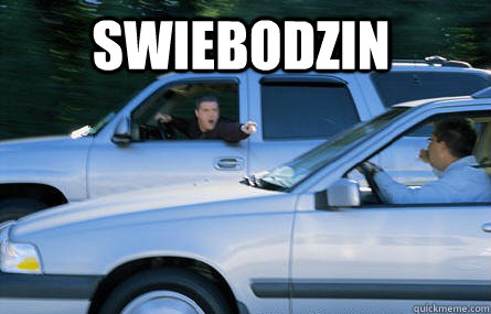 SWIEBODZIN   Inconsiderate Bad Driver