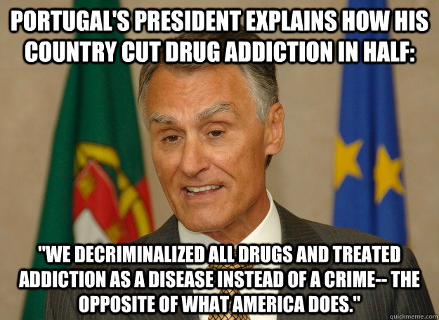 Portugal's president explains how his country cut drug addiction in half: 