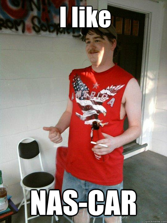 I like NAS-CAR  Redneck Randal