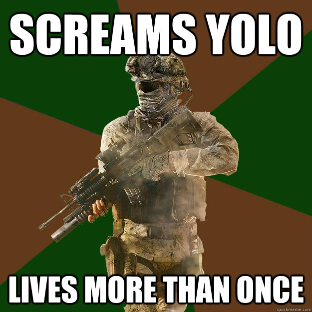 Screams yolo Lives more than once  Call of Duty Addict