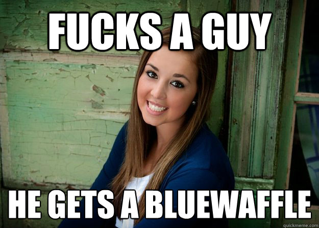 Fucks a Guy He gets a bluewaffle  