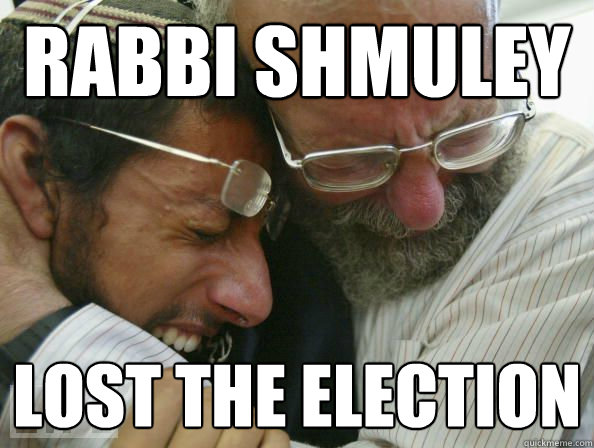 Rabbi Shmuley  Lost the Election  First World Jewish Problems