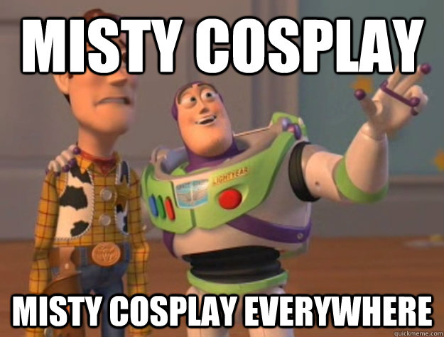 Misty Cosplay Misty cosplay everywhere  Buzz Lightyear