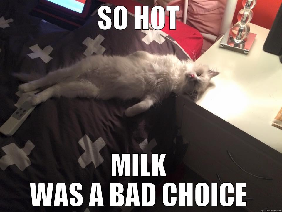 SO HOT MILK WAS A BAD CHOICE Misc