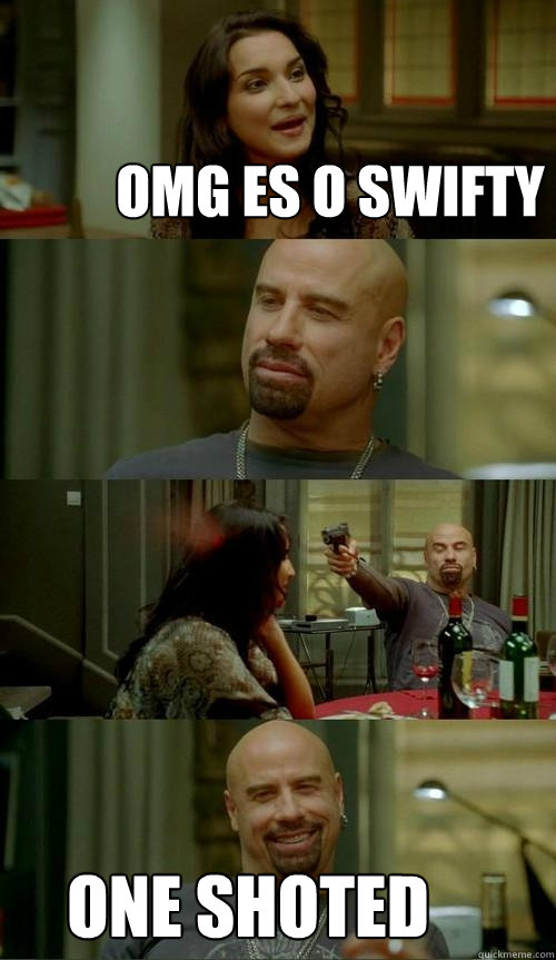 OMG ES O SWIFTY ONE SHOTED  Skinhead John