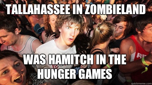 Tallahassee in Zombieland Was Hamitch in The Hunger Games  Sudden Clarity Clarence