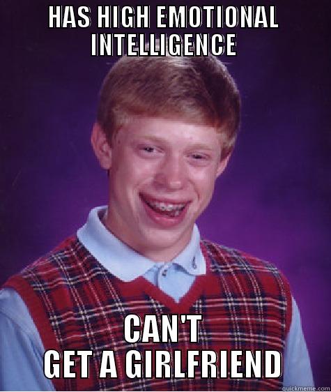Emotional Intelligence - HAS HIGH EMOTIONAL INTELLIGENCE CAN'T GET A GIRLFRIEND Bad Luck Brian