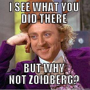 I SEE WHAT YOU DID THERE BUT WHY NOT ZOIDBERG? Condescending Wonka