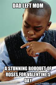Dad left mom a stunning bouquet of roses for valentine's day  Succesful Black Mans son
