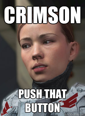 CRIMSON PUSH THAT BUTTON  Scumbag Sarah Palmer