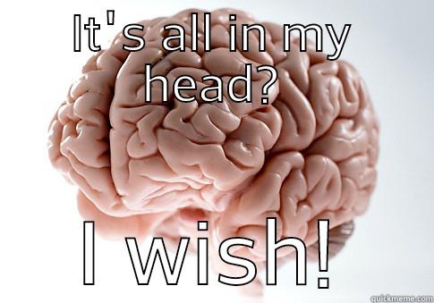 Chiari Awareness - IT'S ALL IN MY HEAD? I WISH! Scumbag Brain