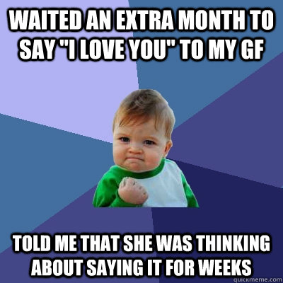 Waited an extra month to say 