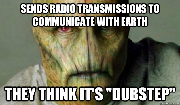 sends radio transmissions to communicate with earth they think it's 