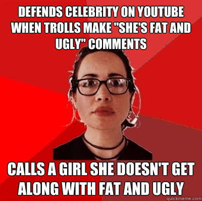 defends celebrity on youtube when trolls make 