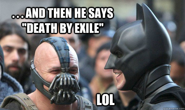 . . . and then he says 