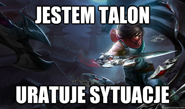 Jestem talon Uratuje sytuacje  Dragonblade Talon