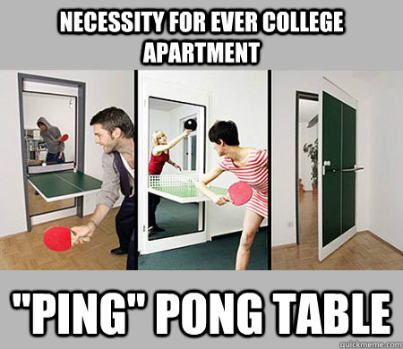 Necessity for ever college apartment   