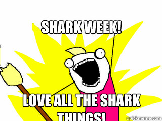 SHARK WEEK! LOVE ALL THE SHARK THINGS!  All The Things