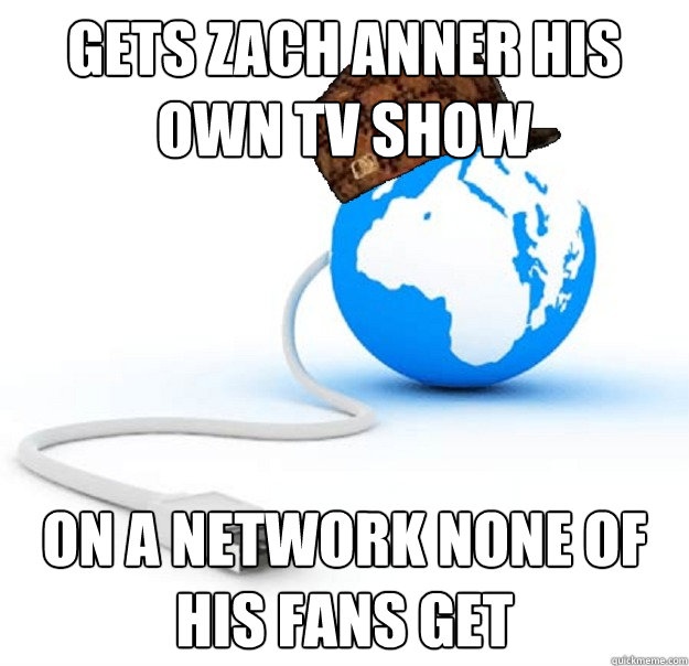 gets zach anner his own tv show on a network none of his fans get  