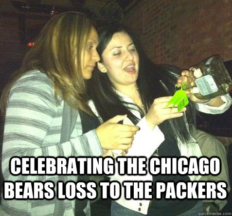 Celebrating the chicago bears loss to the packers - Celebrating the chicago bears loss to the packers  Misc
