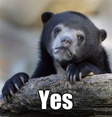  Yes  Confession Bear