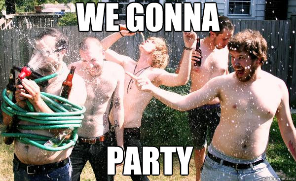 We Gonna Party  The guys that know how to party
