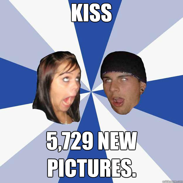 kiss 5,729 new pictures.  Annoying Facebook Couple