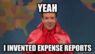 yeah i invented expense reports - yeah i invented expense reports  Devil