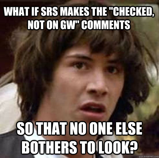 What if srs makes the 