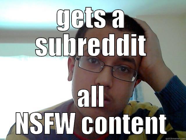 GETS A SUBREDDIT ALL NSFW CONTENT Misc