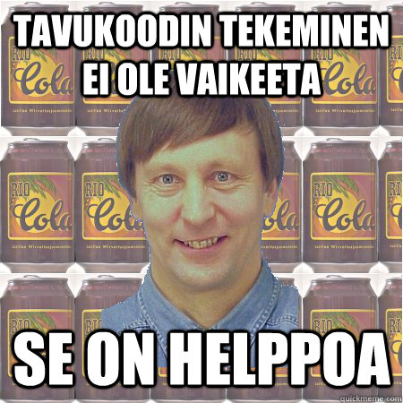 Tavukoodin tekeminen ei ole vaikeeta Se on helppoa  