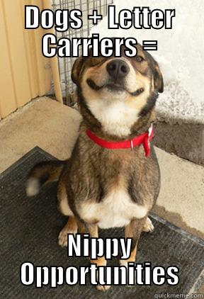 DOGS + LETTER CARRIERS = NIPPY OPPORTUNITIES Good Dog Greg