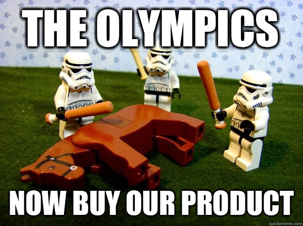 The Olympics Now buy our product - The Olympics Now buy our product  Beating Dead Horse Stormtroopers