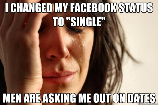 I changed my facebook status to 