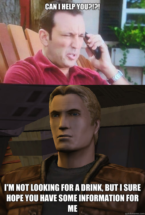 Can I help you?!?! I'm not looking for a drink, but I sure hope you have some information for me  Trent vs Alarm Force