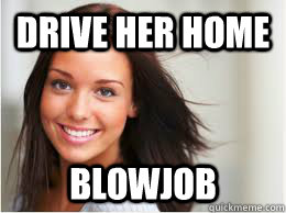 Drive her home Blowjob - Drive her home Blowjob  Date night the right way