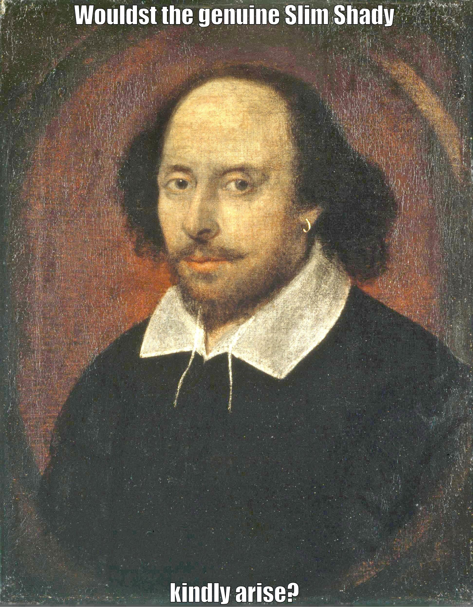 WOULDST THE GENUINE SLIM SHADY KINDLY ARISE? Misc