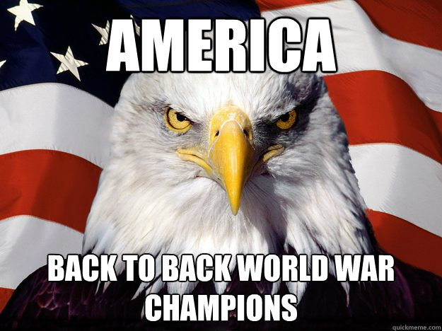 AMERICA Back to back world war champions - AMERICA Back to back world war champions  America!