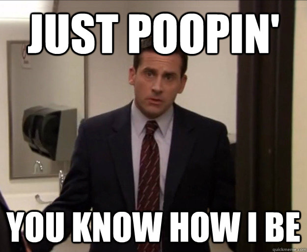 just poopin' you know how i be - just poopin' you know how i be  Just Poopin