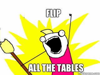 FLIP ALL THE TABLES  All The Things