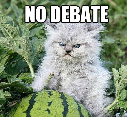  NO DEBATE  -  NO DEBATE   German Kitty