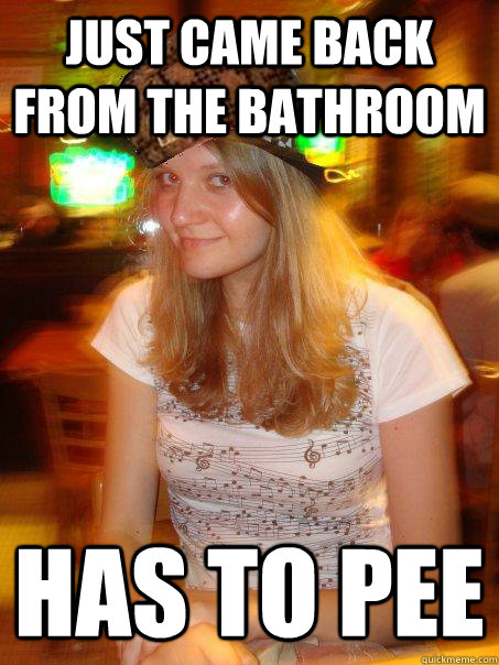 Just came back from the bathroom Has to pee - Just came back from the bathroom Has to pee  Scumbag Yelena