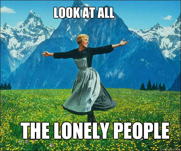 Look at all the lonely people  soundomusic